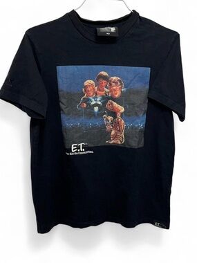 E.T. The Extra-Terrestrial Graphic Short Sleeve Tee - Black
